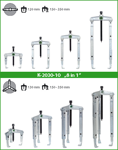 Kukko K-2030-10 Universal 2 and 3 jaw puller set | problem solving