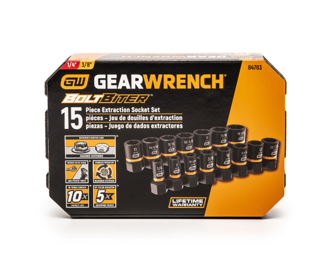 Gearwrench best sale extractor set