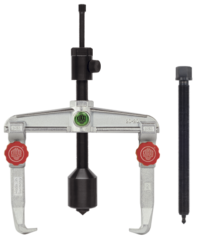 Kukko 20-2+B Universal 2-jaw puller with long hydraulic spindle and quick adjusting jaws