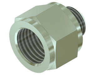 1/4" FNPT to 1/8" NPT reducer