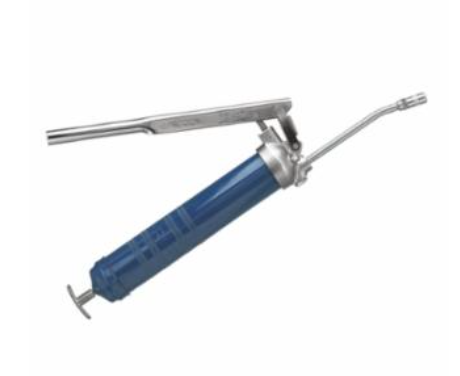 Lincoln 1142 Lever Type Heavy-Duty Grease Gun, 14.5 oz Cartridge, 6 in Extension/Coupler